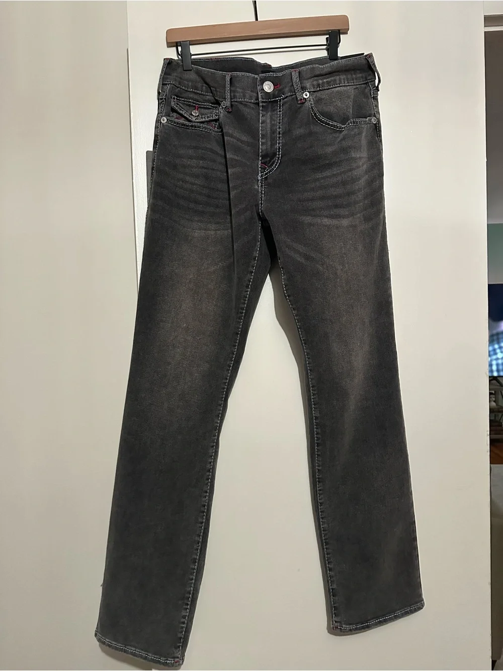 True Religion Ricky big t flap straight Jean